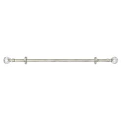 ACHIM Metallo Decorative Curtain Rod And Finial Ilana (6-Case)