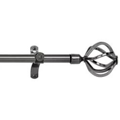 ACHIM Metallo Decorative Rod And Finial Carrera 66 To 120", Case Of 6