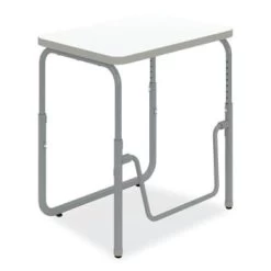 Safco Alphabetter® 2.0 Height Adjust Student Desk With Pendulum Bar, 22" To 30"
