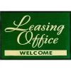 Leasing Office Welcome Floor Mat, Hunter Green, 6' X 4'