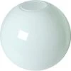 GENERIC White Globe Acrylic 16" Flush 5-1/4" Opening