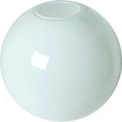 GENERIC White Globe Acrylic 16" Flush 5-1/4" Opening