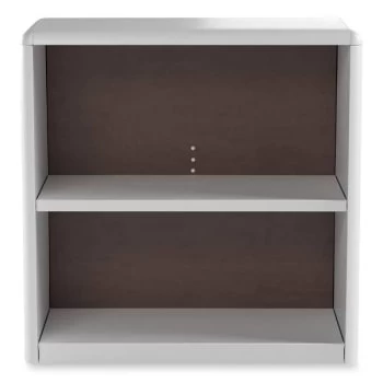 Safco Valuemate® 2-Shelf Economy Bookcase, 31.75"w X 13.5"d X 28"h, Gray
