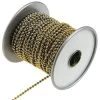 GENERIC 100 Feet #6 Brass Beaded Chain