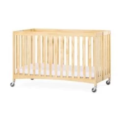 Foundations Full-Size Travel Sleeper® Folding Crib Casters Foam Mattress