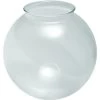 Clear Globe Glass 6" Necked 3-1/4" Fitter Pack Of 4