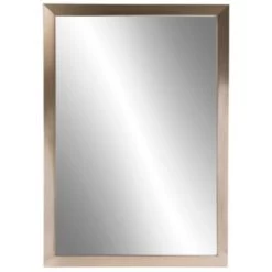 Jensen Framed Mirror 24 X 36" Satin Nickel