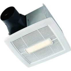 Broan-Nutone 110 Cfm Ceiling Mnt Bath Fan Led Roomside Install Energy Star