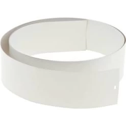 Designer's Touch Vertical Blind Vinyl Rplcmnt Louvers 71" White Package Of 25