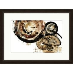 Clearwater Art Collection Time Piece, Neutral Scheme, Espresso Frame