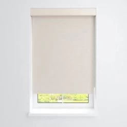 Fabtex® Manual Roller Shade For Windows 36"-48"w X 84"h Blackout Tusk