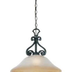 Designers Fountain Barcelona 18 X 14.5 In. 1-Light Outdoor Lantern (Natural Iron)