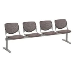 Kfi Seating Kool 4-Seat Interior Chairs (Brownstone)