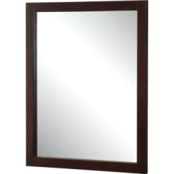 Seasons® 26x30 Espresso Framed Mirror
