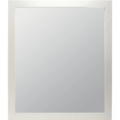 Seasons® 36" X 42" White Wood Framed Mirror