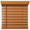 Champion® Trutouch® 24x42" Cordless 2.5" Faux Wood Blind Oak
