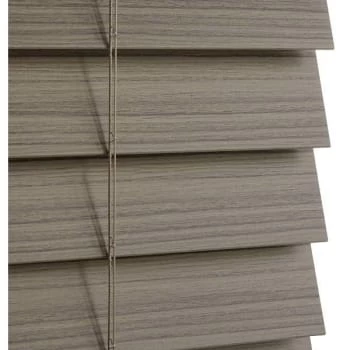 Champion® Trutouch® 48x48" Cordless 2.5" Faux Wood Blind Gray - Image 2