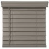 Champion® Trutouch® 48x48" Cordless 2.5" Faux Wood Blind Gray