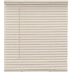 Champion® Trutouch® 65x48" Cordless 1" Vinyl Mini Blind Alabaster