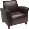 Osp Furniture Breeze - Mocha Eco Leather Club Chair