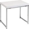Office Star Products Wall Street White Melamine Table