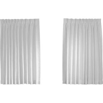 Kreative Kamaaina Ready-To-Hang Drapery, 100% Polyester 96 X 94" White - Image 3