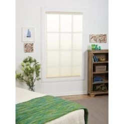 St. Charles 70 X 64" Ecru Light Filtering Cordless Pleated Shade