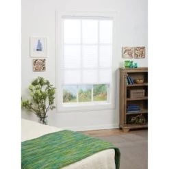 St. Charles 24 X 64" White Light Filtering Cordless Pleated Shade