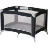 Foundations Sleep N Store Play Yard Crib Mod Plaid Graphite