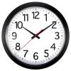 Realspace® Black Quartz Wall Clock