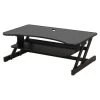 Lorell® Deluxe Sit To Stand Desk Riser, Black, 16.31" Maximum Rise