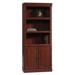 Sauder® Classic Cherry Hill 2-Door Bookcase
