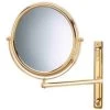 Jerdon 9 Wall Mounted Mirror Bright Brass Case Of 6