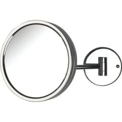 Jerdon 8.5 Wall Mounted Mirror Chrome Case Of 4