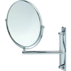 Jerdon 9" Wall Mount Mirror Chrome