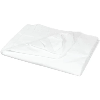 Cotton Bay® Classic™ T200 Fitted Sheet Full 54x75x12" White, Case Of 24