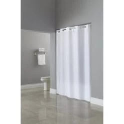Focus Products Hookless Ada Shower Curtain White Case Of 12