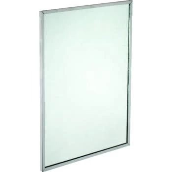 Bobrick® 24 X 30 In Stainless Steel Framed Mirror - Image 2