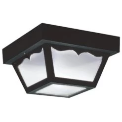 Sea Gull Lighting® Signature 8.25 In. 1-Light Outdoor Ceiling Light (Clear)