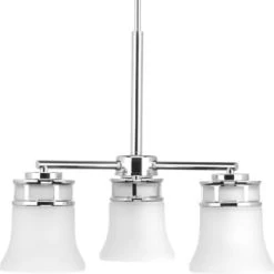 Progress Lighting® Cascadia 3-Light Indoor Chandelier (Glass)