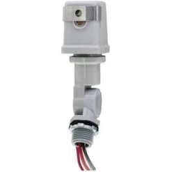 Intermatic K4200 Series 1800w Stem And Swivel Mount Thermal Photocontrol Gray